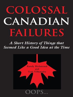 Colossal Canadian Failures - ebook